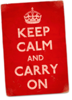 Keep Calm and Carry on Vouchers