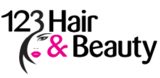 123 Hair and Beauty logo