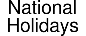 National Holidays Vouchers